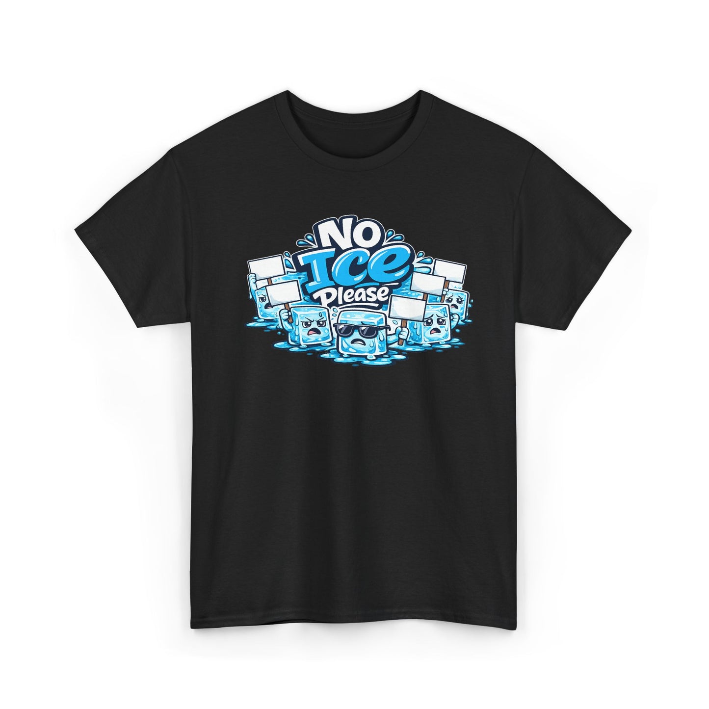 No Ice Please T-Shirt — Funny Ice Cube Graphic Tee